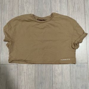 Alphalete Heavy cotton crop top